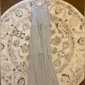 NWT No Comment Size Medium High Low Dress Grey Tshirt cotton